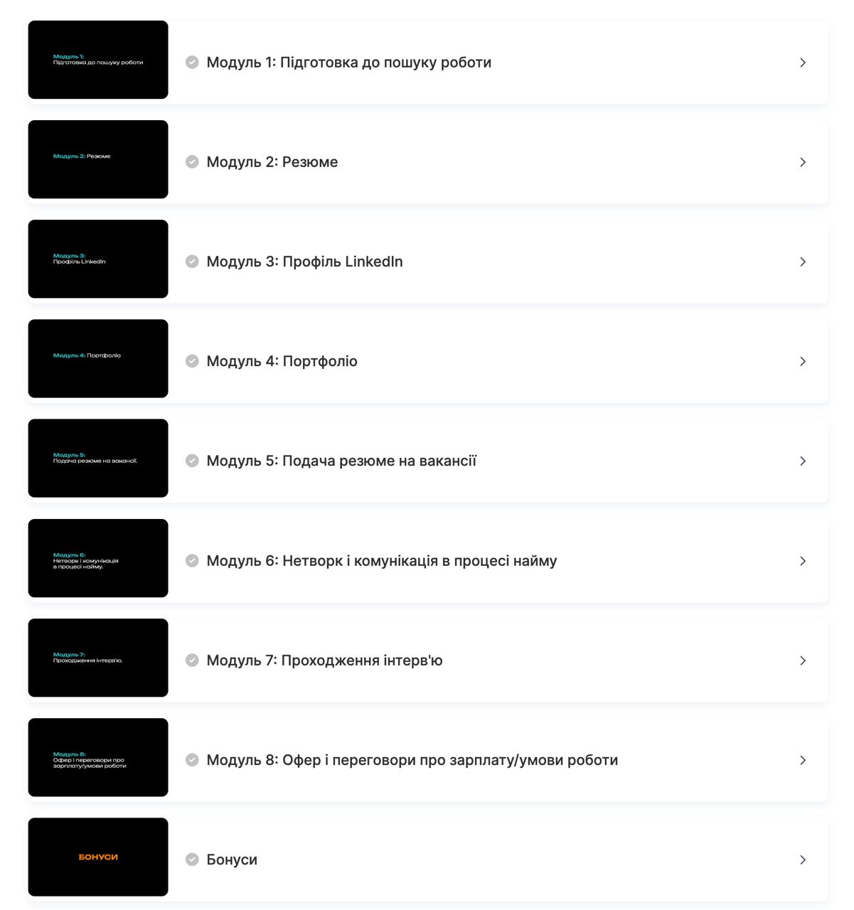 Структура програми на платформі